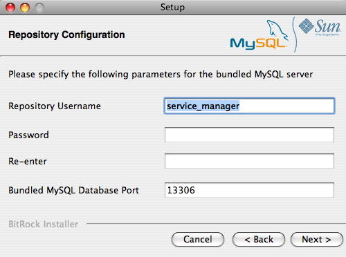 Installing MySQL Monitor on OS X:
                Repository Configuration